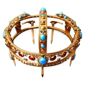 Ornate Golden Crown Png Xxr PNG Image