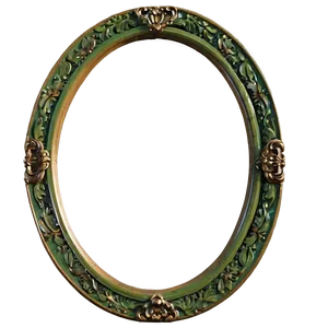 Ornate Green Frame Png 06262024 PNG Image