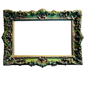 Ornate Green Frame Png 38 PNG Image