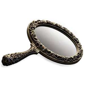 Ornate Hand Mirror Png 06212024 PNG Image