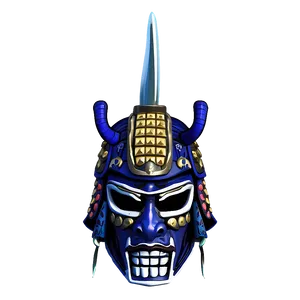 Ornate Samurai Helmet Png Haw PNG Image