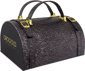 Orogold Cosmetics Black Travel Bag PNG Image