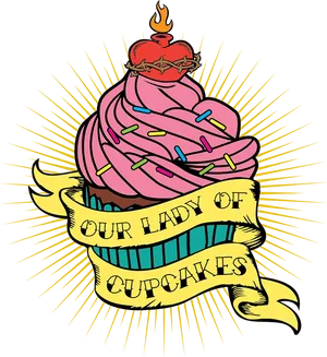 Our Ladyof Cupcakes Logo PNG Image