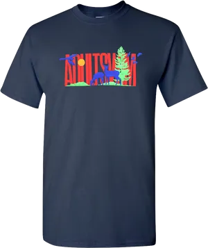 Outdoor Adventure Graphic Tee PNG