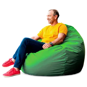 Outdoor Beanbag Relaxation Png 06202024 PNG Image