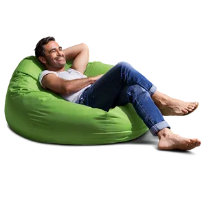 Outdoor Beanbag Relaxation Png 06202024 PNG Image