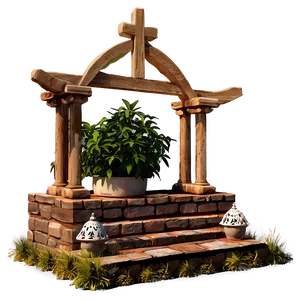 Outdoor Garden Altar Png Bvt81 PNG Image