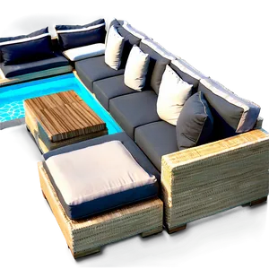 Outdoor Sectional Sofas Png Kym17 PNG Image