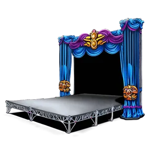 Outdoor Stage Setup Png Mes28 PNG Image