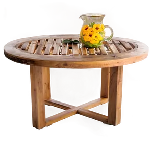 Outdoor Table Design Png Aop PNG Image