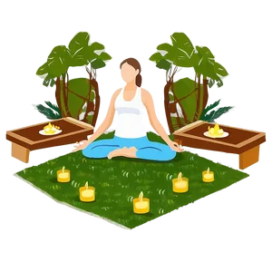 Outdoor Yoga Serenity Png 90 PNG Image