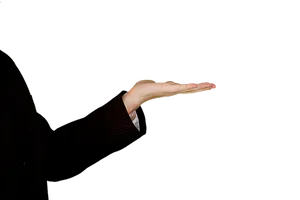 Outstretched Handin Darkness PNG Image