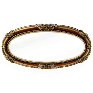 Oval Mirror Frame Png Vfn56 PNG Image