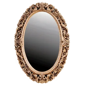 Oval Mirror Frame Png Xga PNG Image