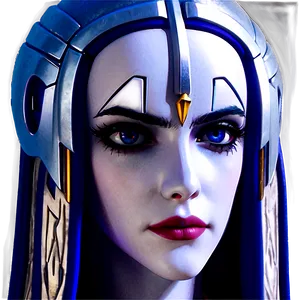 Overlord Albedo Portrait Png Vob84 PNG Image