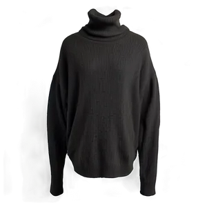 Oversized Black Sweater Png Hfm PNG Image