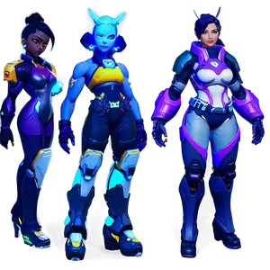 Overwatch 2 Skins Collection Png Ske PNG Image