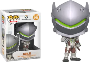 Overwatch Genji Funko Pop Figure347 PNG Image