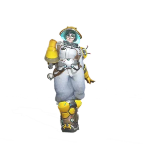 Overwatch Mei Character Render PNG Image