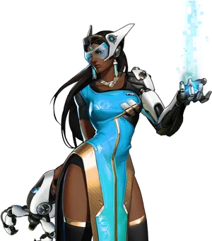 Overwatch Symmetra Hard Light Constructor PNG Image