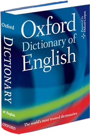 Oxford English Dictionary Cover PNG Image