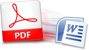 P D Fand Word Document Icons PNG Image