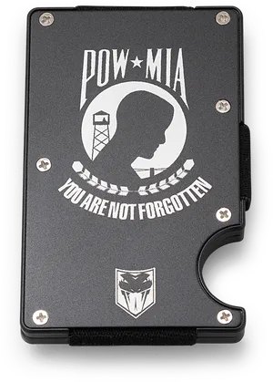 P O W M I A Emblem Wallet PNG Image