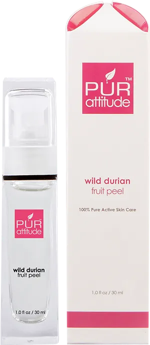 P U Rattitude Wild Durian Fruit Peel Skincare Product PNG Image