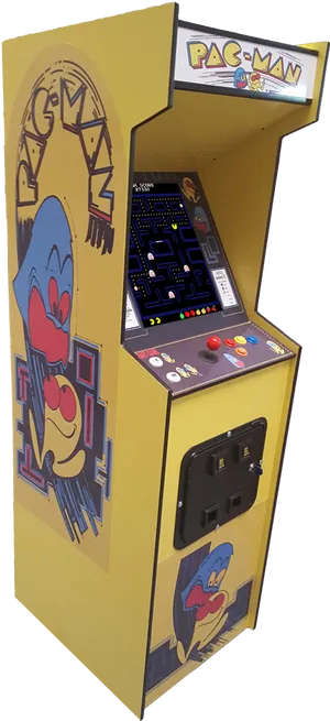 Pac Man Arcade Cabinet PNG Image