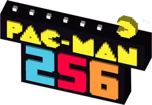 Pac Man256 Logo PNG Image