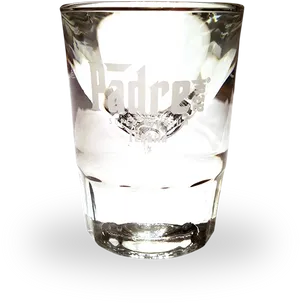 Padre Branded Shot Glass PNG Image