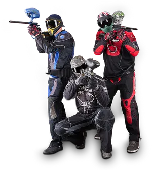 Paintball_ Team_ Pose.png PNG Image