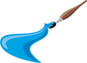 Paintbrush Stroke Vector Art PNG Image