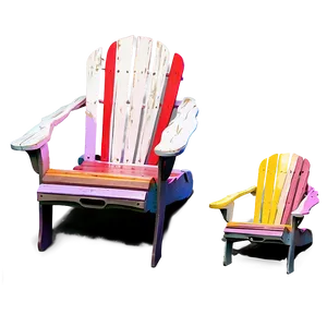 Painted Adirondack Chair Png 37 PNG Image