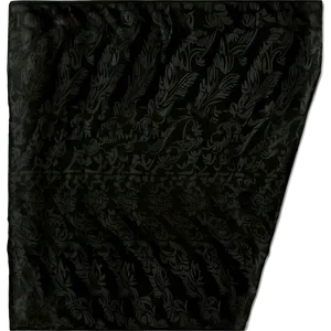 Paisley Black Bandana Png 06122024 PNG Image