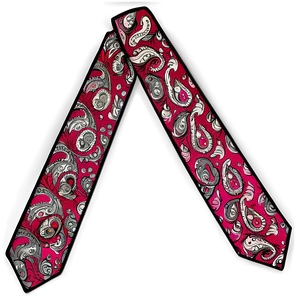 Paisley Necktie Detail Png 06272024 PNG Image