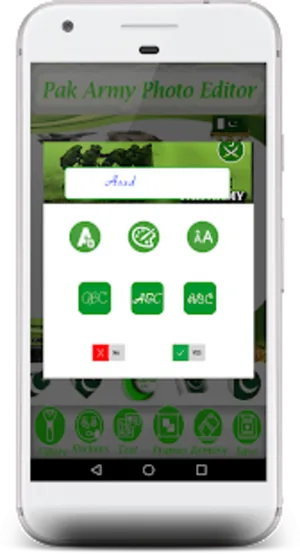 Pak Army Photo Editor App Screenshot PNG Image