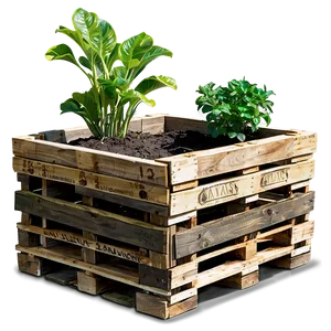 Pallet Planter Box Png 43 PNG Image