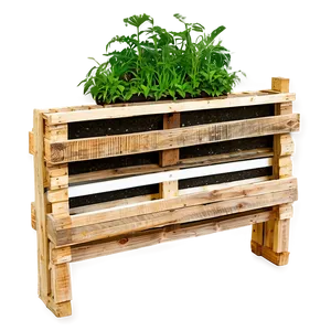 Pallet Planter Box Png 54 PNG Image