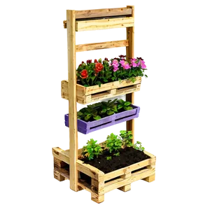 Pallet Planter Box Png Rst39 PNG Image