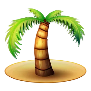 Palm Tree Emoji A PNG Image