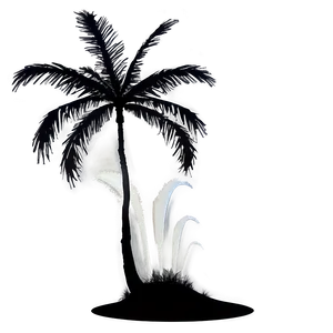 Palm Tree Silhouette Png Uwt PNG Image