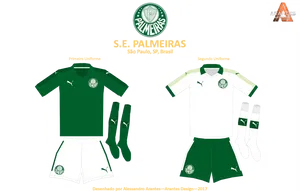 Palmeiras Football Club Uniforms2023 PNG Image