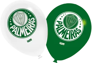 Palmeiras Logo Balloons PNG Image