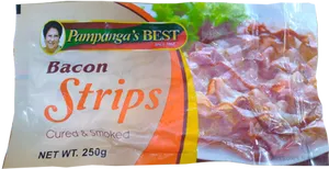 Pampangas Best Bacon Strips Package PNG Image