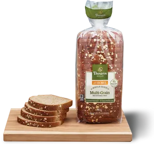 Panera Multi Grain Bread Packaging PNG Image