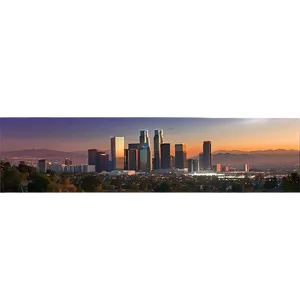 Panoramic Los Angeles Skyline Png 06252024 PNG Image