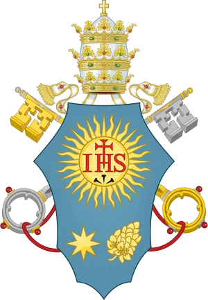 Papal Coatof Arms PNG Image