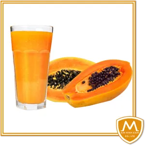 Papaya Fruitand Juice Display PNG Image