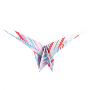 Paper Crane With Pattern Png 06282024 PNG Image